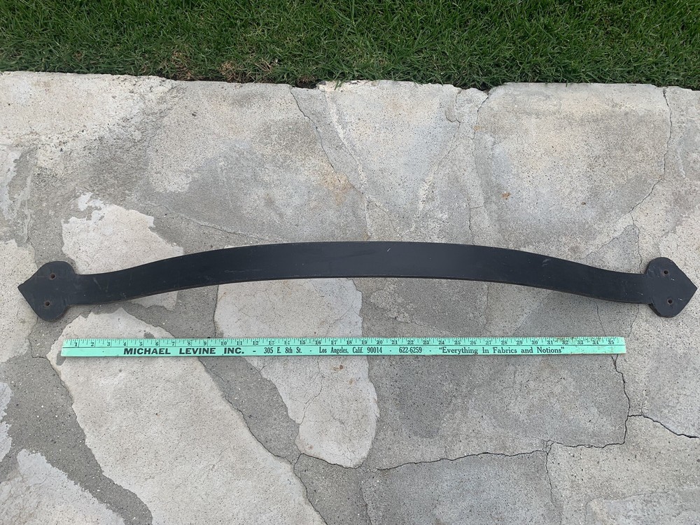 Vintage HUGE 44” Gate Handle Pull Blacksmith Steel Farmhouse Primitive Craftsman