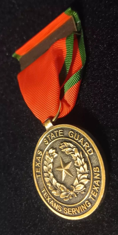 TXSG Commanding General's Individual Award Medal - Moiré Ribbon Drape