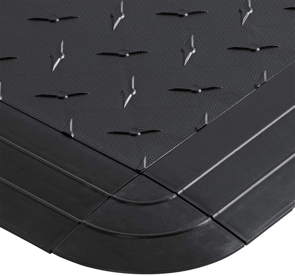 Speedway Tile Grey Garage Floor Tile Ramp - Looped (10 Pack)