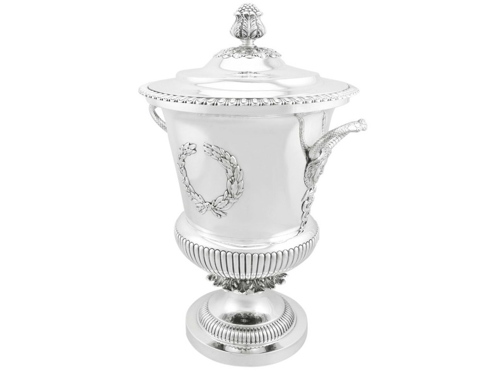 Edwardian Sterling Silver Presentation Cup and Cover