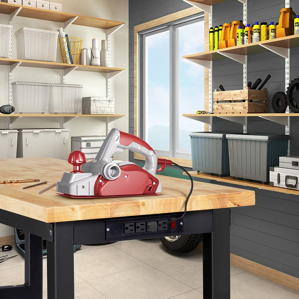 48 '' Adjustable Workbench with Power Outlet Heavy Duty 2000LBS Workstation US