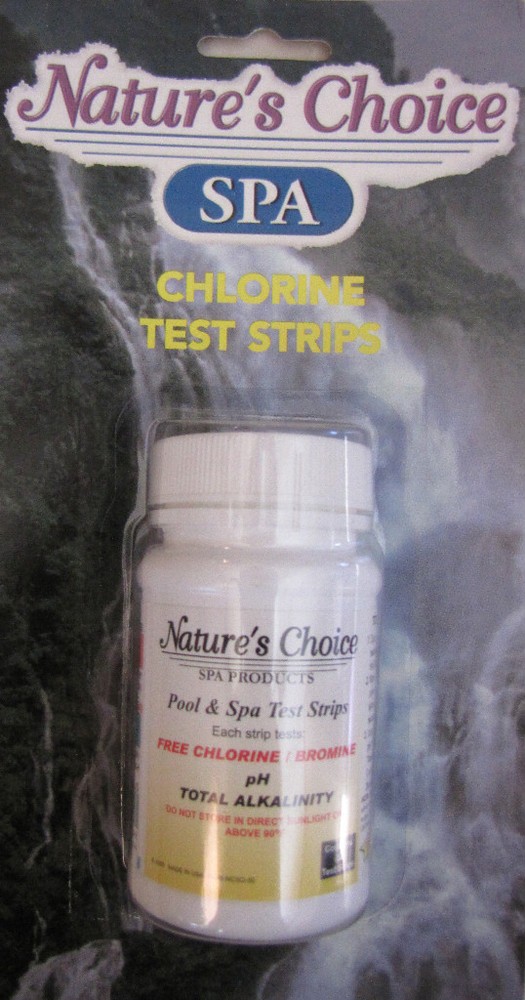 SPA & POOL CHECK 3in1 CHLORINE TEST STRIPS 50 count