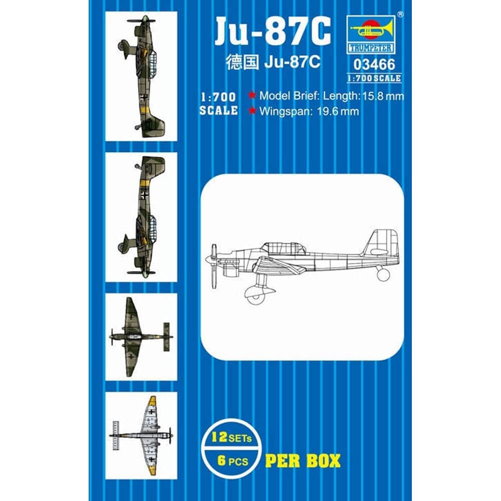 Trumpeter TRU03466 Ju-87 Plastic Model kit, Various
