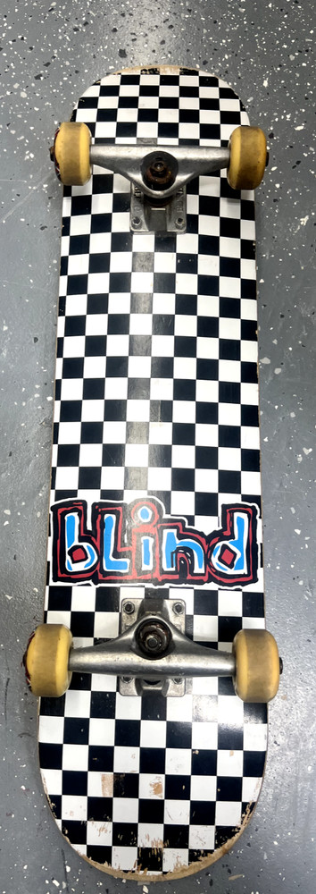 Blind  Complete Skateboard 7.5" Checker Board CheckerBoard SOLID!
