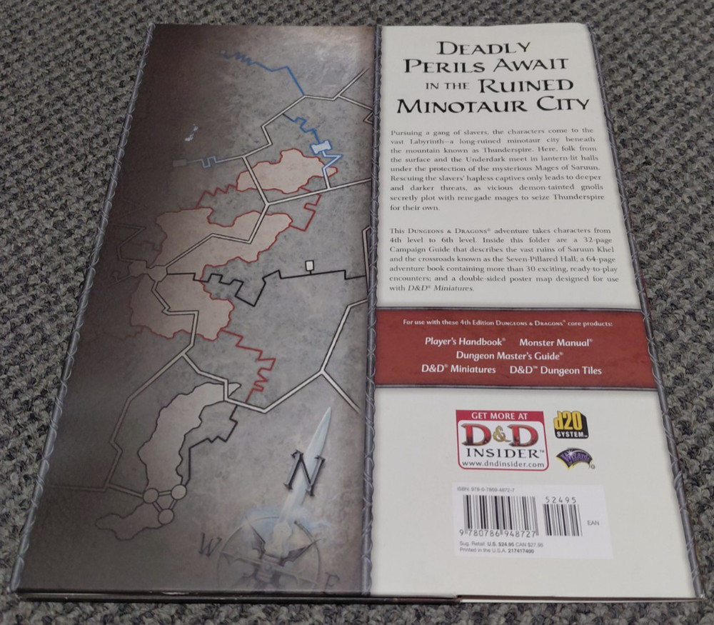 Thunderspire Labyrinth H2 - Dungeons & Dragons Roleplaying 4th Edition / 4E