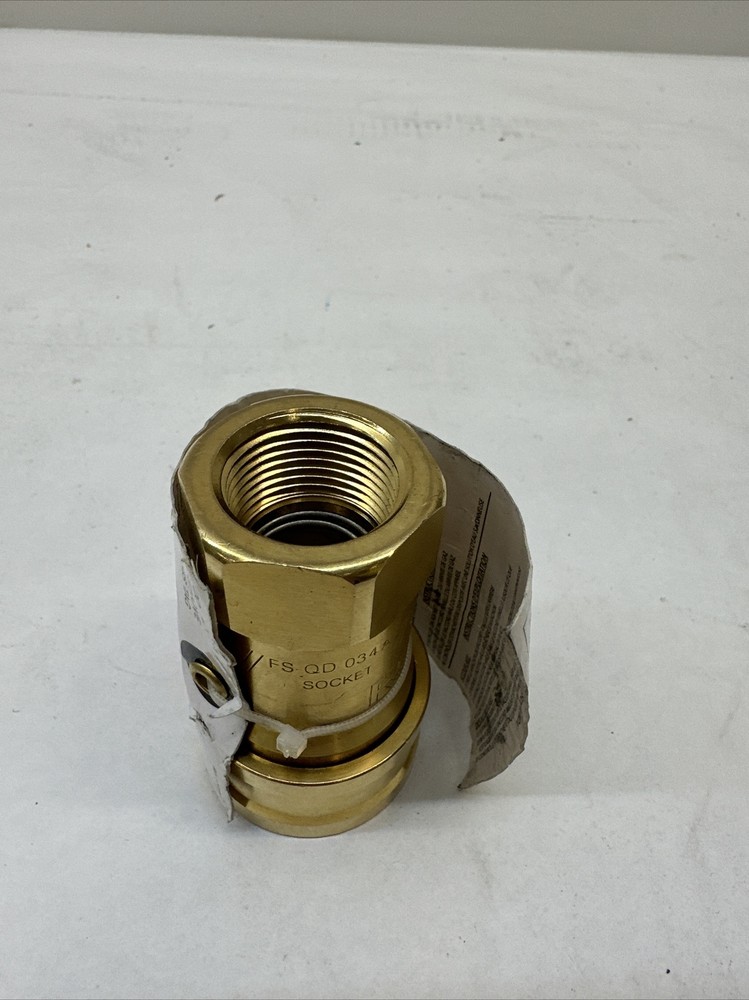 Easyflex FS-QD-034 Brass Quick Disconnect, 1/2”