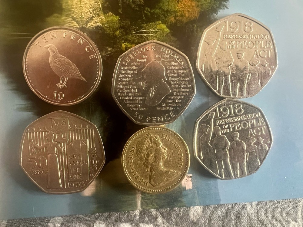 Uncommon English Coins Bundle