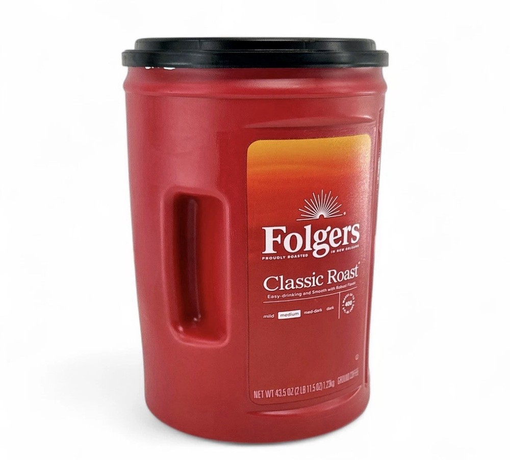 Folgers Classic Roast Medium Ground Coffee - 43.5 oz