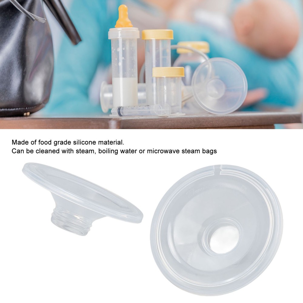 2pcs Wearable Pump Accessory Replacement Liquid Silicone Large Wearable