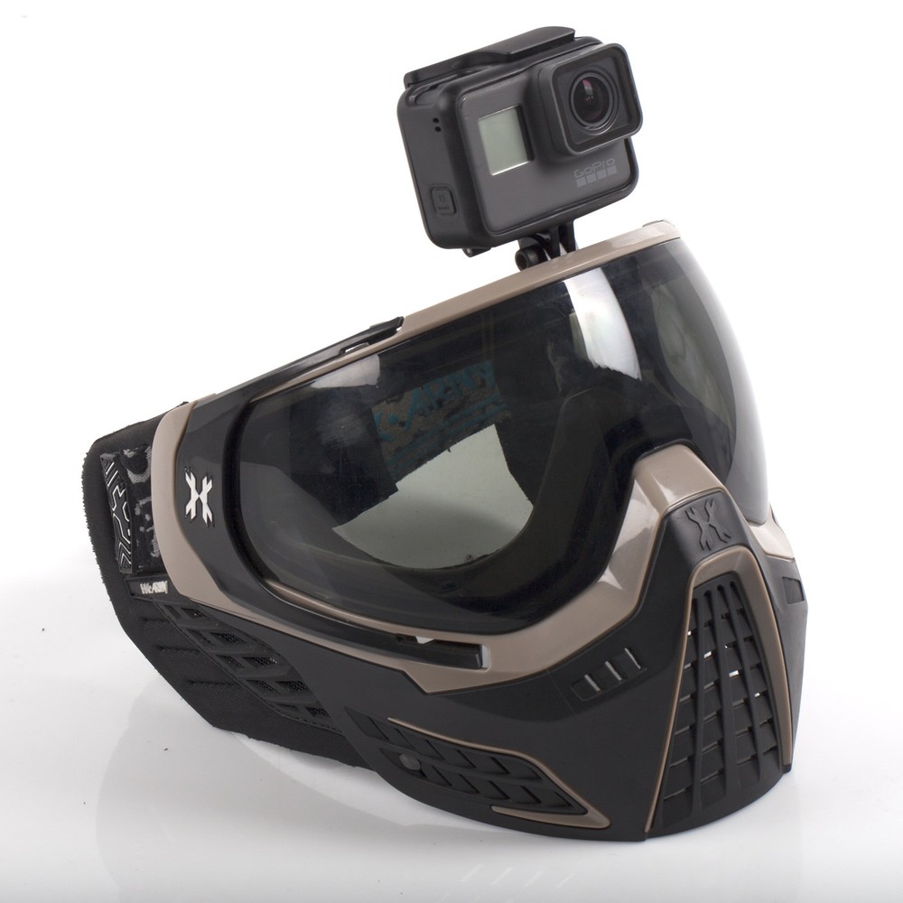 HK Army Goggle Camera Mount - Gold - Paintball