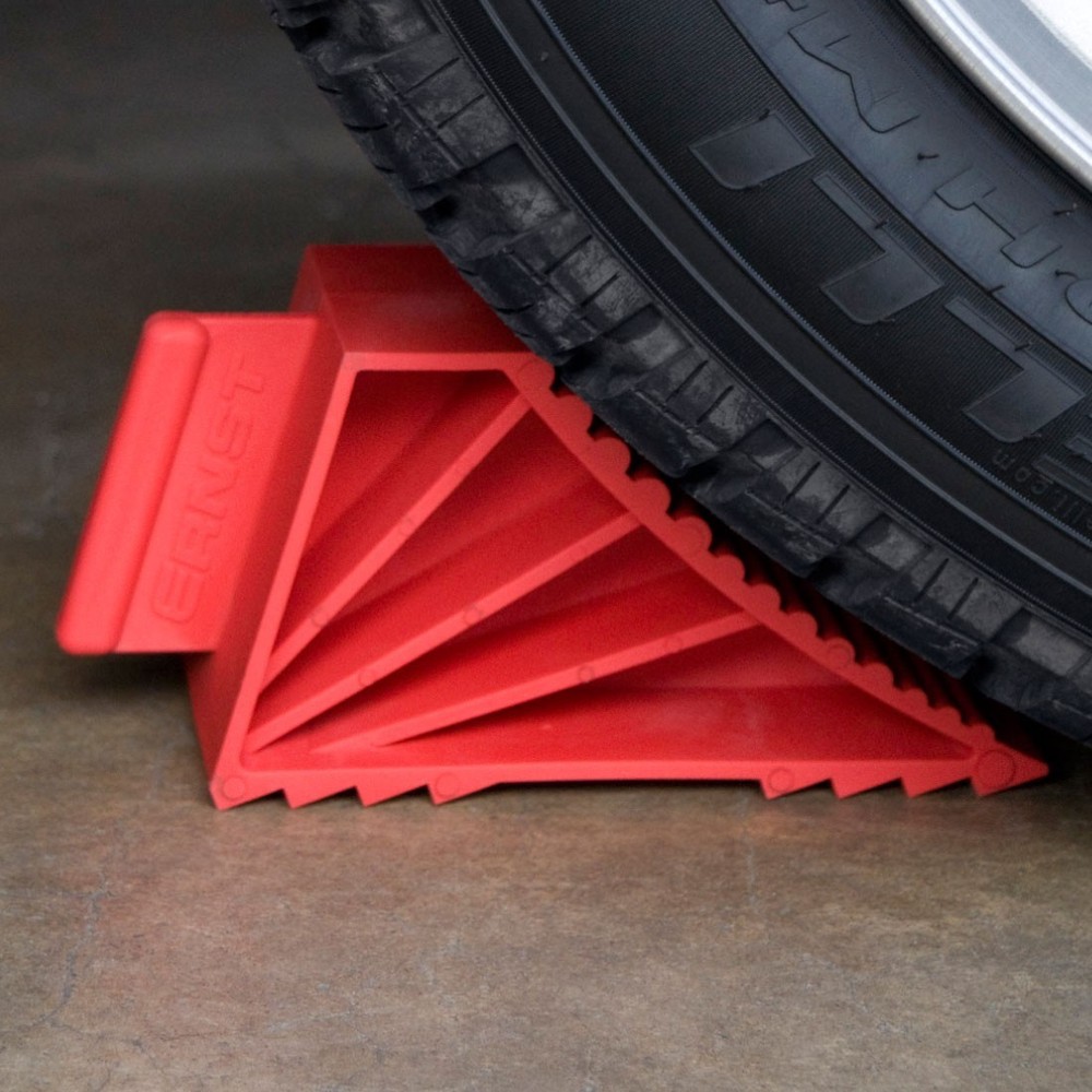 Ernst 980 2-pack High-Grip Rubberized Wheel Chocks