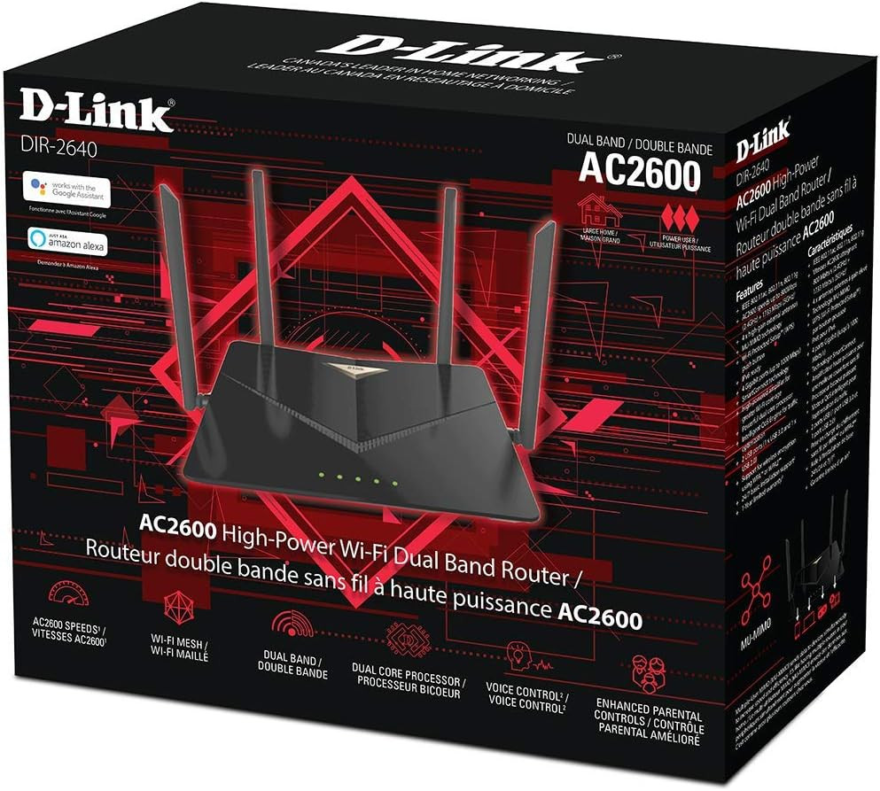 Wifi Router AC2600, Smart, Mesh (DIR-2640)