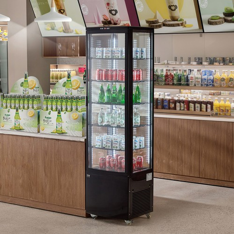 Refrigerated Display Case Bakery Display Fridge Case 9.8 Cu Ft/278L 5-Tier