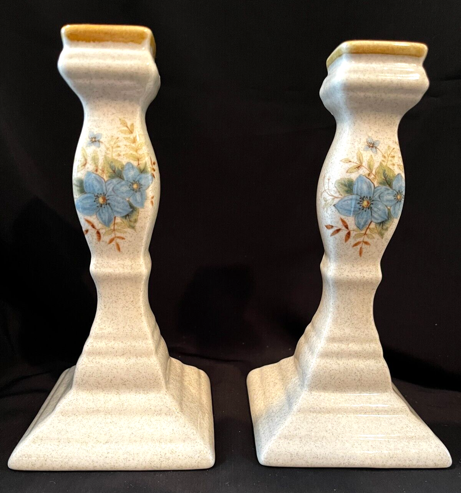 Candlestick holders (2) vintage Japan