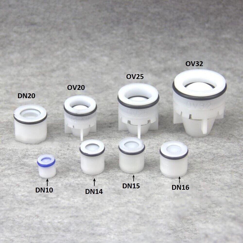 5/10/20PCS Plastic Insert Check Valve 10mm~32mm Non-Return One Way Water Control