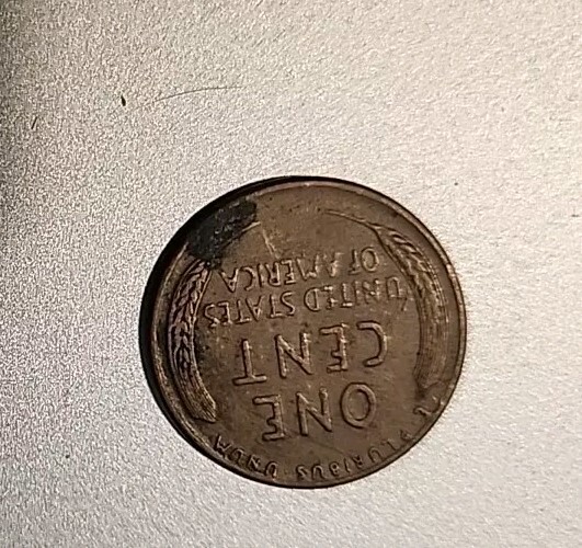 1956 wheat penny no mint mark, No errors, good condition