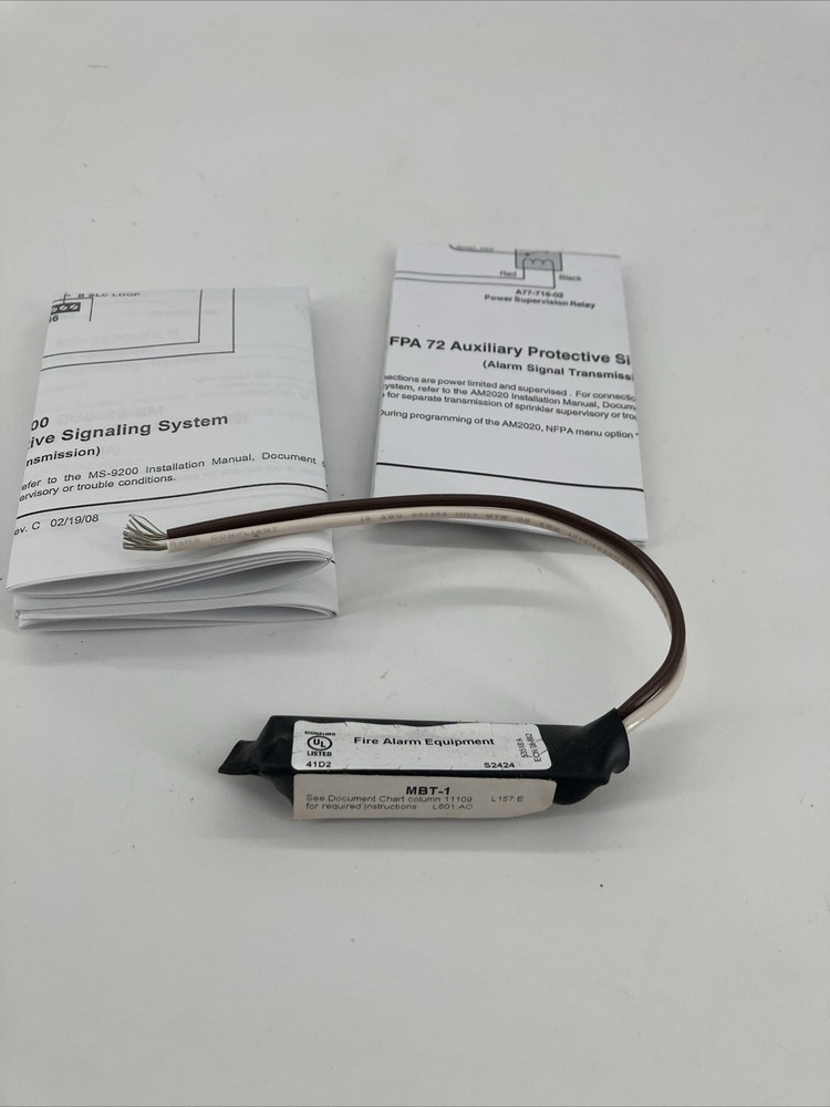 Notifier MBT-1 Municipal Box Trip Signaling Device Transmitter Module