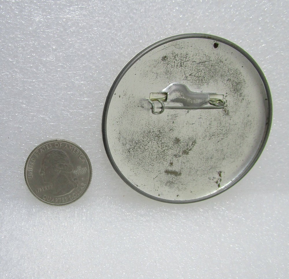 All American Buckle Up Button Pin