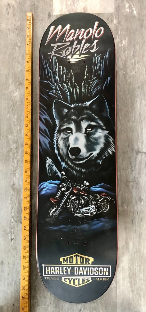 Harley Davidson Manolo Robles skateboard - New without tags