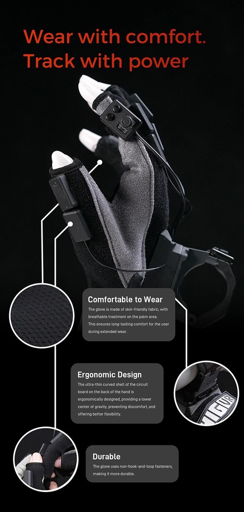 High Precision VR Motion Capture Glove for Meta Quest 3 3S 2 VIVE Tracker