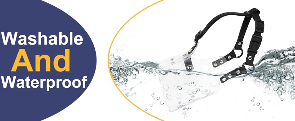 Dog Muzzle, Basket Muzzle for Small Medium Lar Sized Dogs to