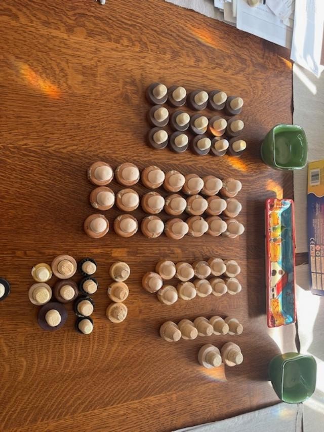 Used Wine and Champagne Corks