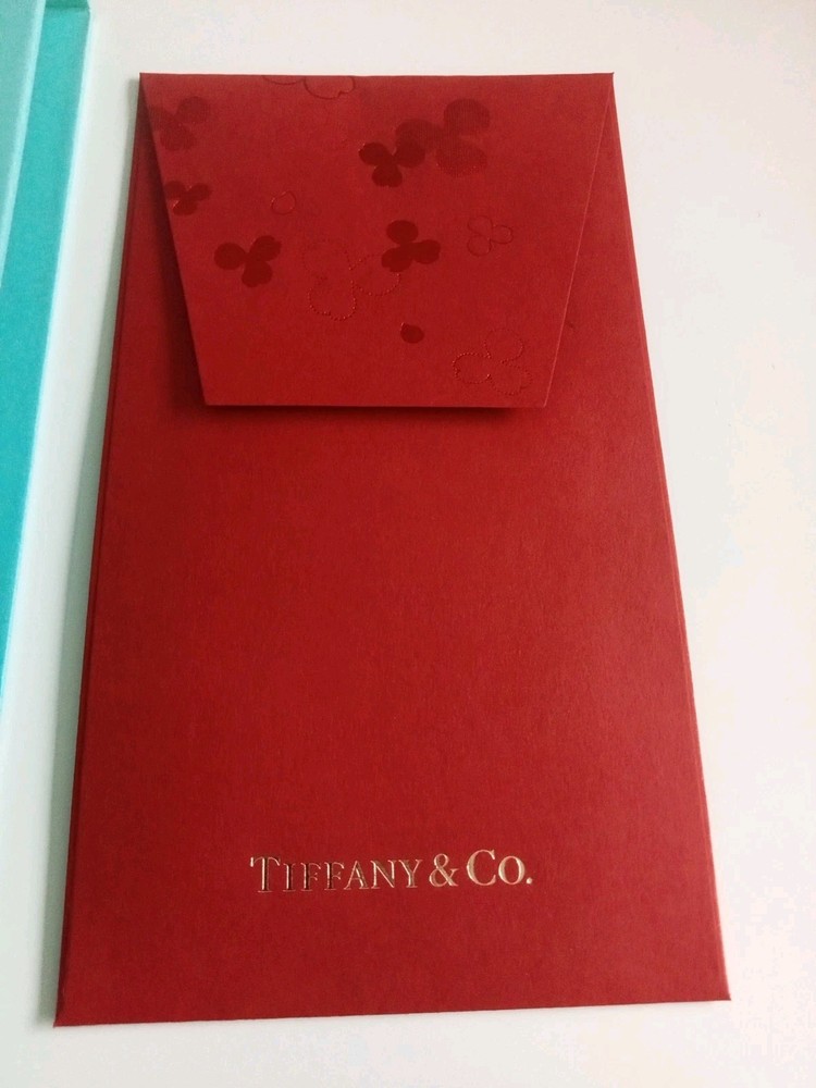 Tiffany & Co. Boxed Set Of 8 Red Envelopes