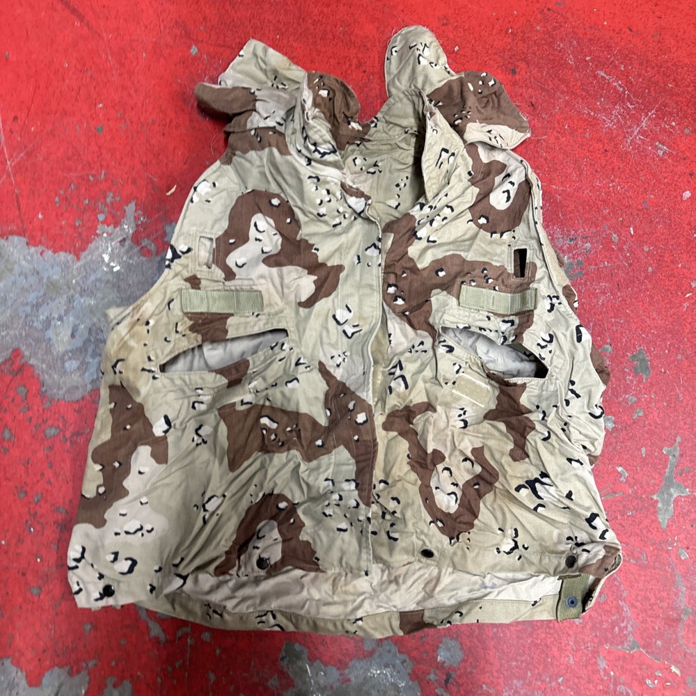 UNISSUED PASGT Vest Cover Camouflage Pattern Desert Storm  Small -Medium