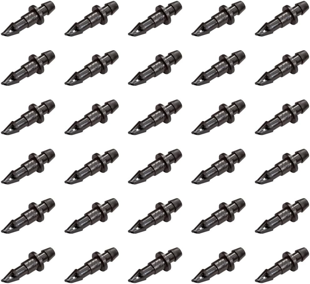 30-Pack Universal 1/4" Barbed Coupling Fittings for Drip Irrigation Systems