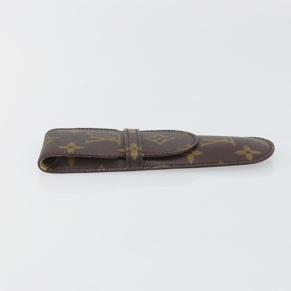 LOUIS VUITTON Monogram Etui Stilo Pen Case M62990 LV Auth BA10593
