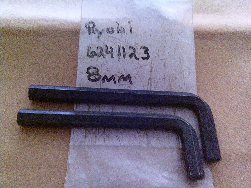 TWO !! Ryobi 8mm Hex Wrenches 6241123