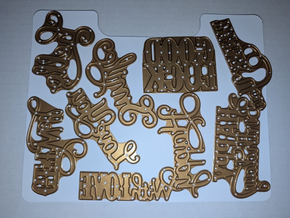 Cuttlebug Terrific Tile Cut & Emboss Dies Magnetic Sheet Scrapbooking Cardmaking