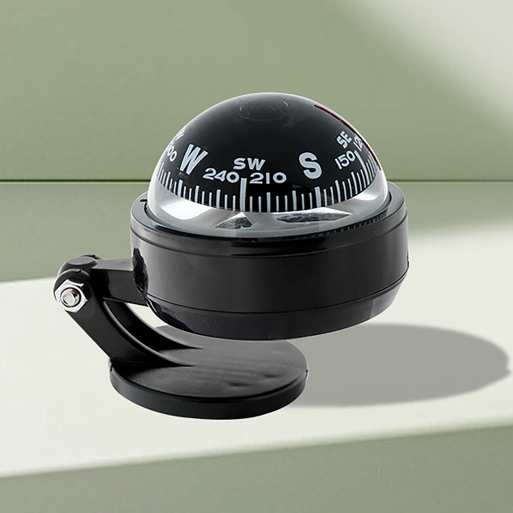 Dashboard Compass For Car | Self Adhesive Dashboard Compass Auto Ball RV SUV
