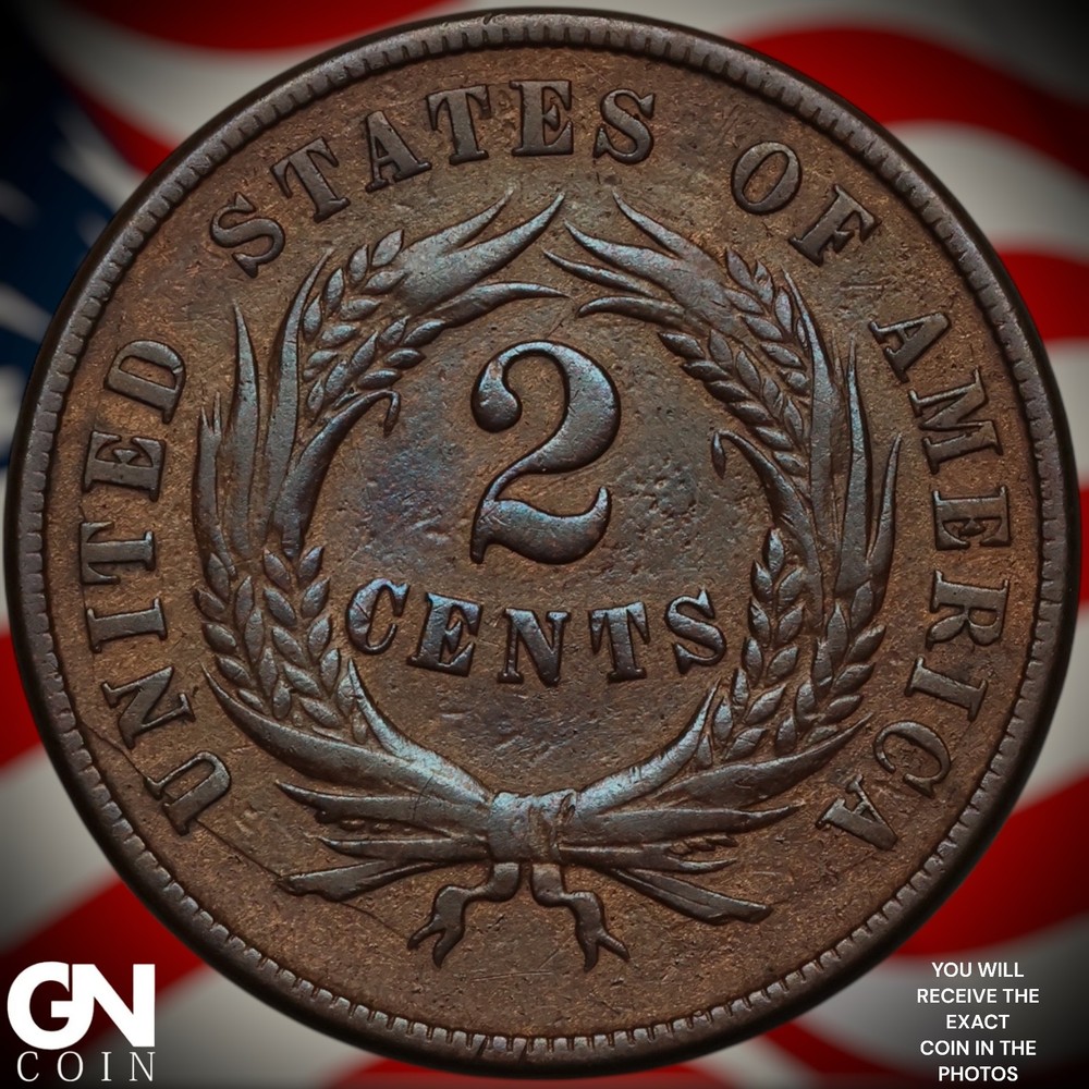 1868 2 Cent Piece A5067