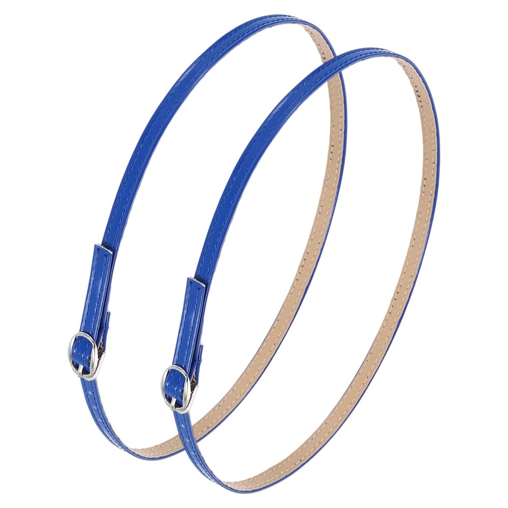 1 Pair Replacement Ankle Strap for Heels Shoe Bands, Dark Blue