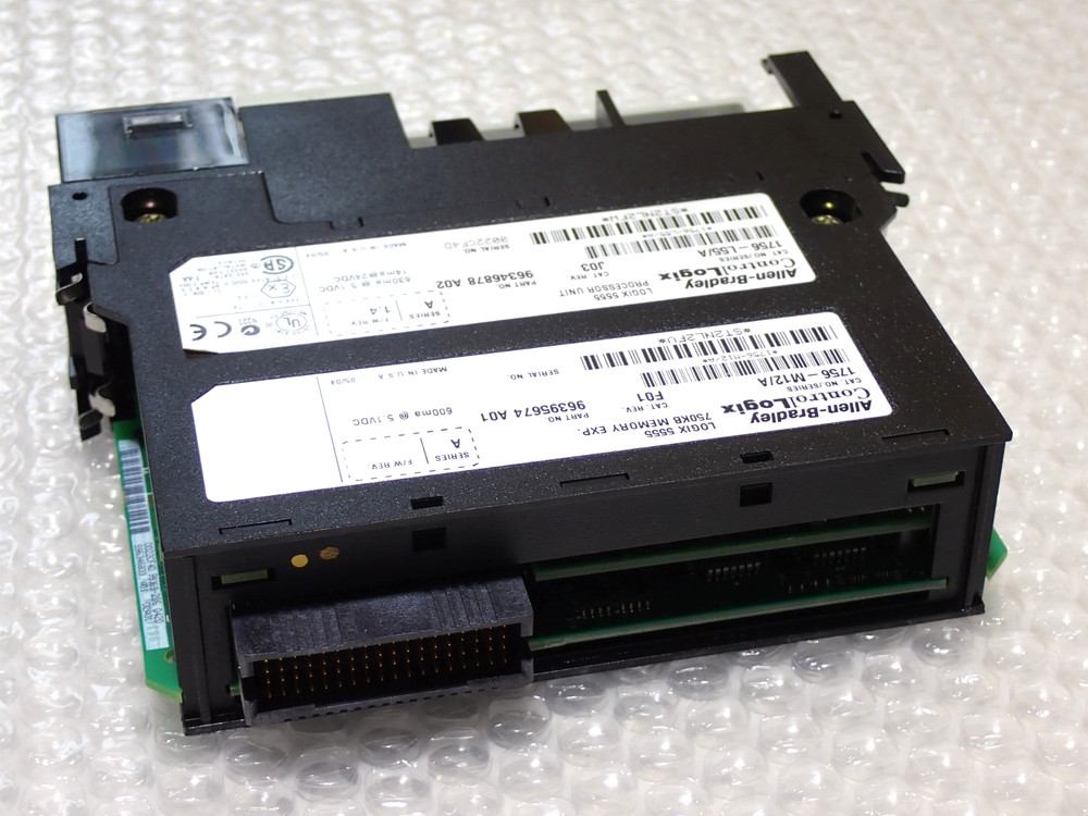 1756-M12 1756-L55 SER A ALLEN BRADLEY PROCESSOR MEMORY MODULE USED