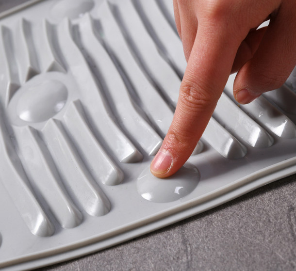 Silicone foldable washboard household mini portable antiskid plastic washboard