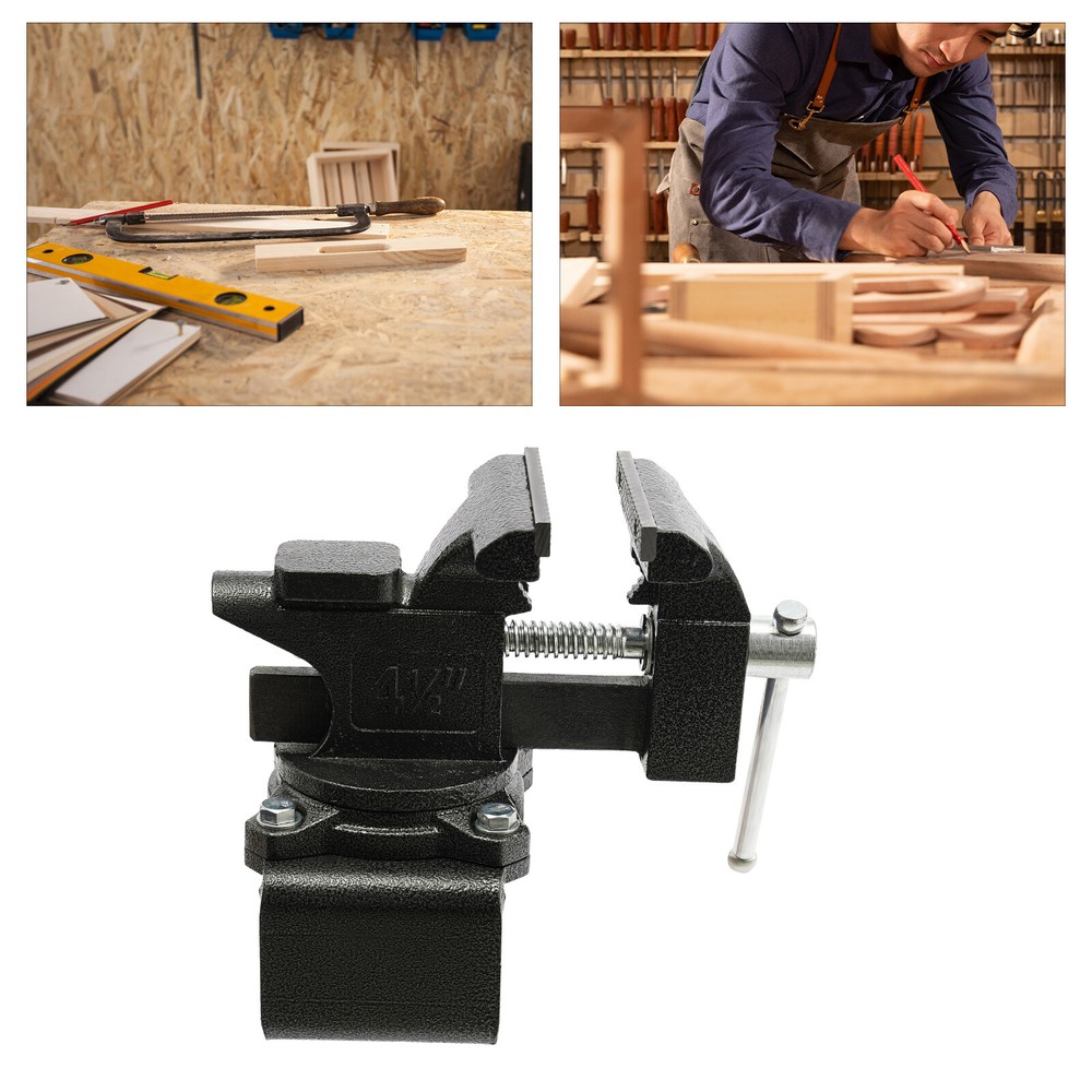 4.5" Bench Vise, Table Vise For Workbench, Multi-Purpose Heavy Duty Bench Vise