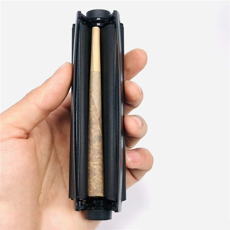 110mm Portable Manual Cigarette Tobacco Herb Roller Cone Rolling Machine