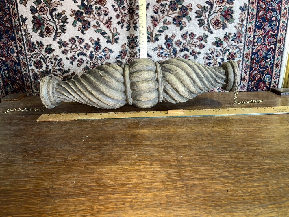 Antique Carved Wood Architectural Element
