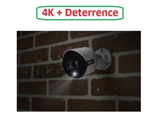 New Lorex 4K HD LBV8541X Deterrence Bullet Camera LBV8541X-C