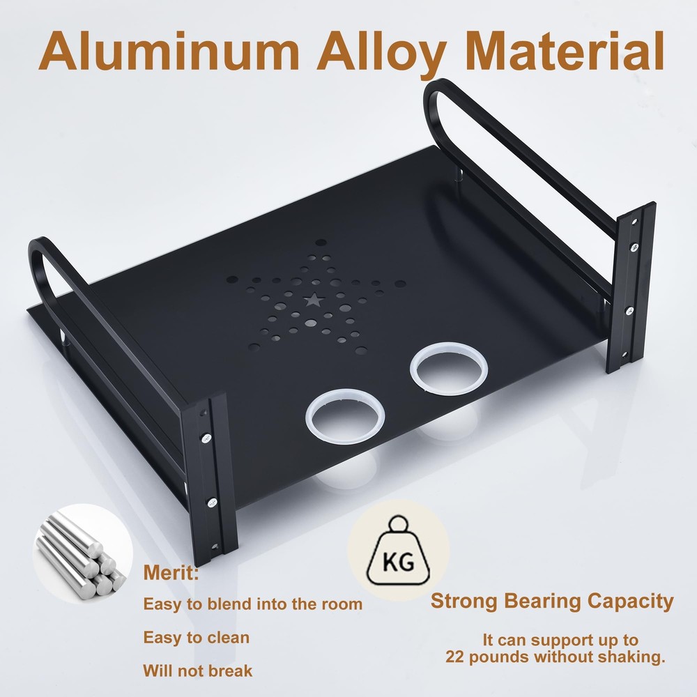 Floating AV ShelvesProjector Wall Mount DVD ShelfFloating Entertainment Cente...