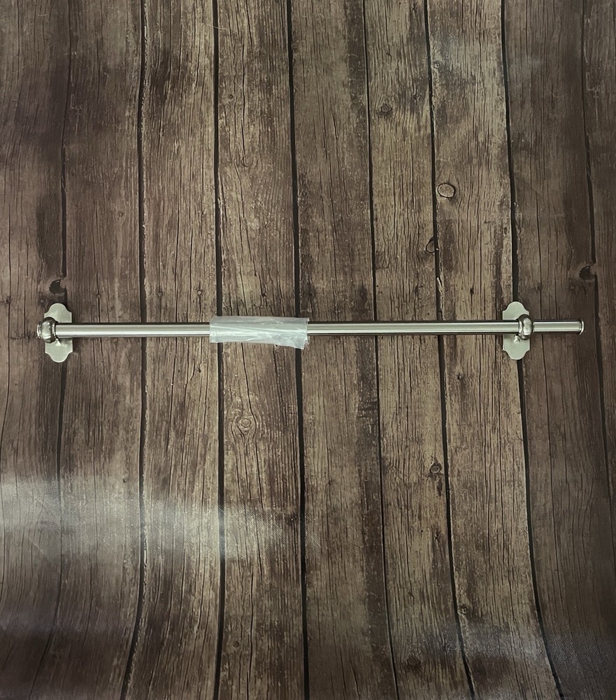 Silver Towel Bar 23" Brushed Nickel