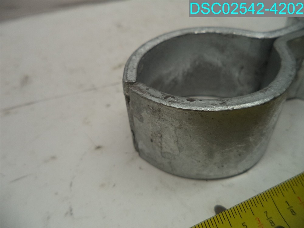 QTY=48: 1-5/8" Chain Link Galvanized Saddle Clamps