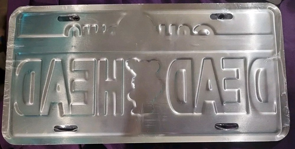 GRATEFUL DEAD LICENSE PLATE- CALIFORNIA DEAD HEAD