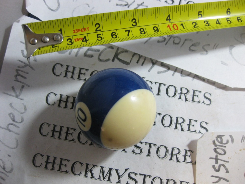 VINTAGE #10 BILLIARD BALL GENTLY USED
