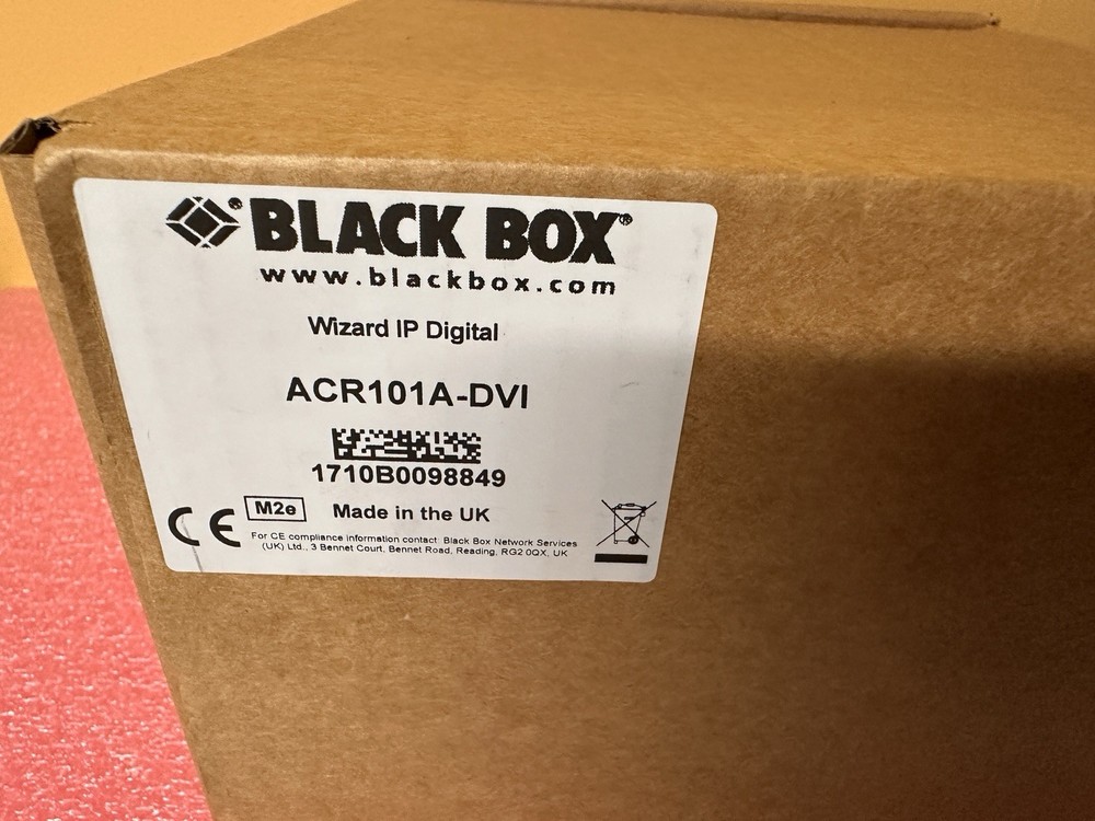 Black Box ACR101A-DVI Wizard IP DXS Gateway, Single Server, DVI-D