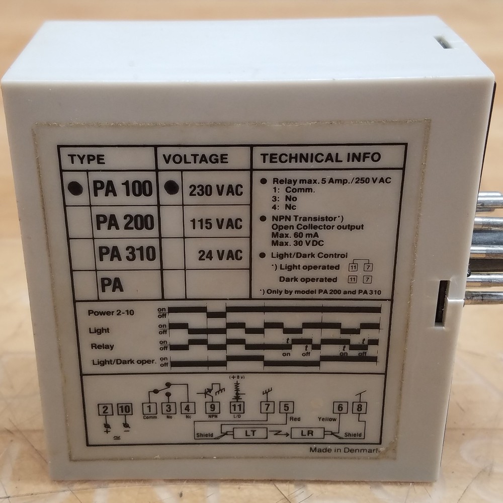 Telco PA100 Opto Amplifier, 230VAC - USED