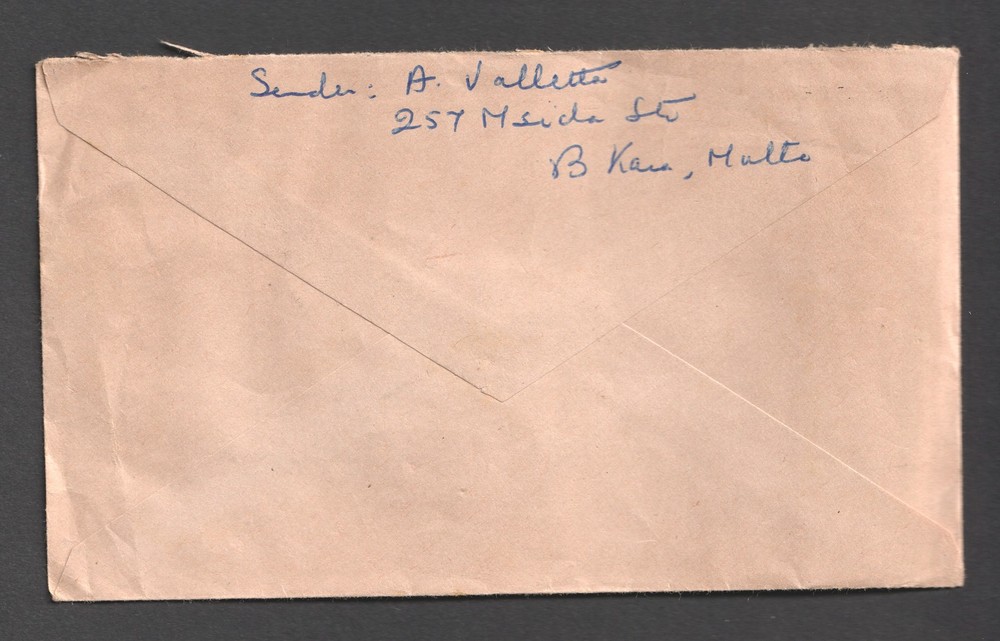 Malta 1958 Technical Education FDC. Birkirkara First Day Cover