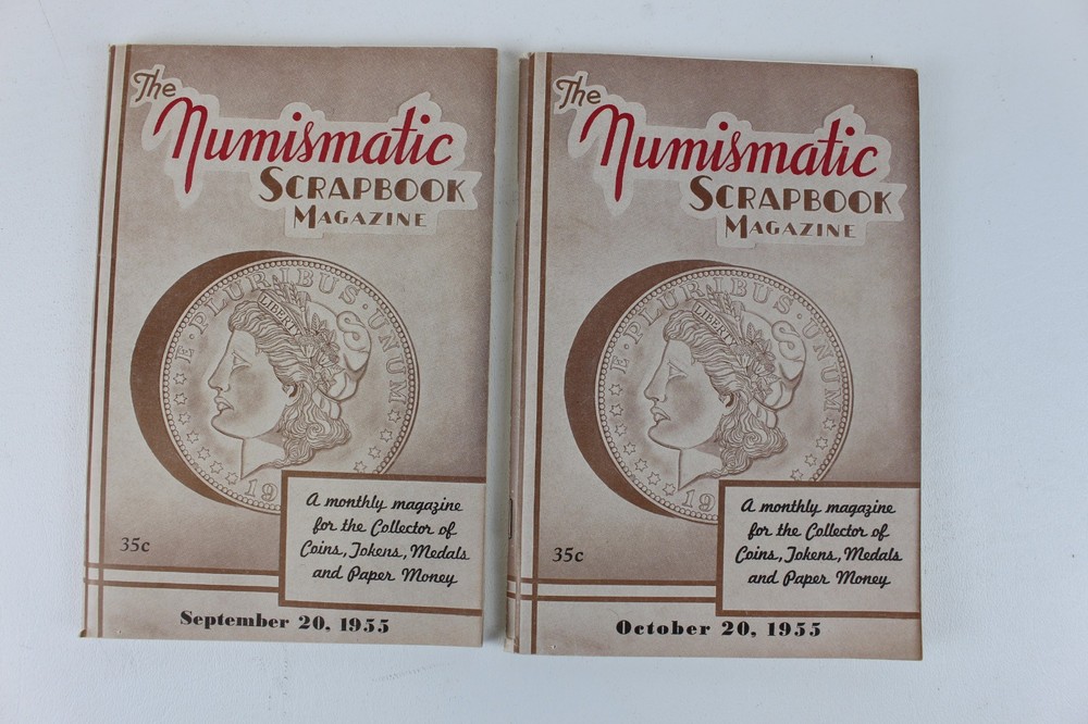 Complete 1955 Twelve Issues Numismatic Scrapbook Vol XXI No1-12 HTF!